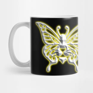 Wolf and butterfly 3d super soft blend drawing cute cool colorful Mug